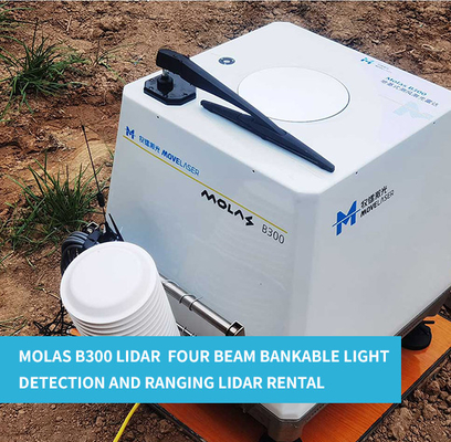 Detección ligera descontable de alquiler y alcance del Lidar del haz de los Molas B300 cuatro