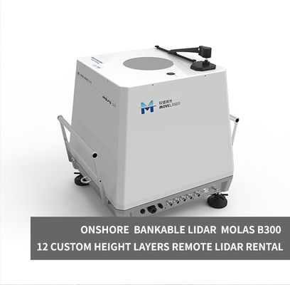 Alquiler remoto del Lidar de los Molas B300 12 de las capas de encargo descontables terrestres de la altura