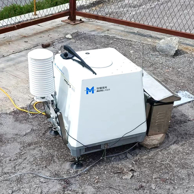 Doppler coherente de 12 capas láser pulsado de viento Lidar 220VAC Alimentado con velocidad de muestreo de 1Hz 60W de potencia