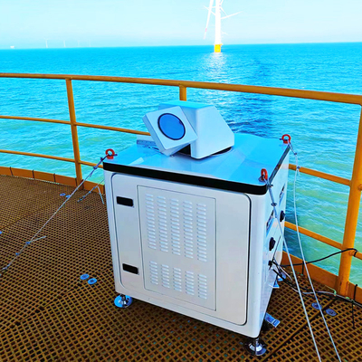Precisión Lidar de viento con 360° Horizontal -10°~190° Rango vertical 0.1m/s Precisión de la velocidad del viento