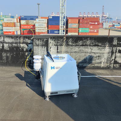 Sistema avanzado de detección remota de velocidad del viento basado en láser para parques eólicos marinos
