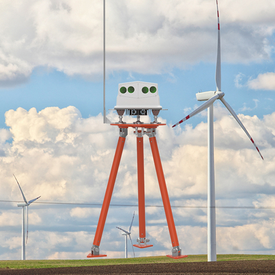 Lidar de aerogeneradores IP66 con una precisión de ±0,5° y una velocidad del viento de supervivencia de 70 m/s