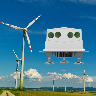NL750 Parque eólico Rango de Lidar 50m-750m y Rango de Dirección del Viento -180°-180° para las Energías Renovables