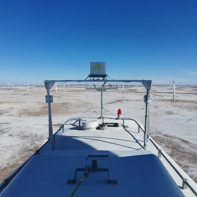 Haz del sistema del Lidar del viento de 100 Molas de VAC-240VAC que señala exactitud 0,1 grados