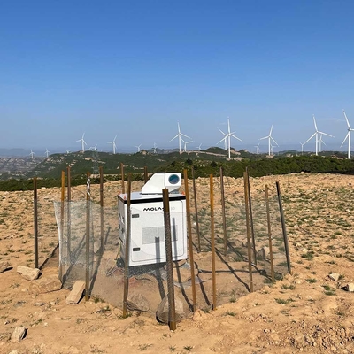 Balanceo del haz del Lidar Doppler del viento costero del NTP GPS de Modbus TCP