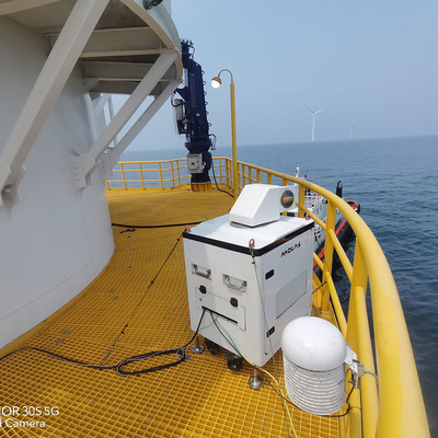 Exactitud radial 0.1m/S de la medida de la velocidad del viento del Lidar del viento 3D del DP de Profibus