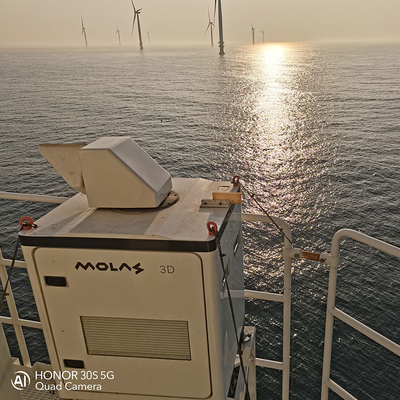 Profiler de paso fijo del viento del ángulo del acimut del ángulo rotación de 360 grados