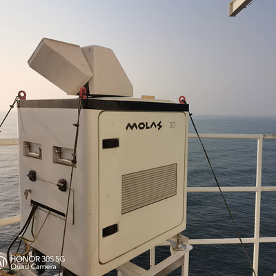 El radar del Profiler del viento del laser que mide el tiempo 360 GPS Beidou mide el viento