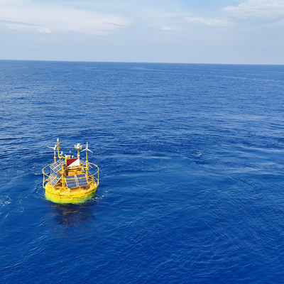 Altura de onda del sistema del Lidar de Marine Grade Epoxy Coating Floating el 14m