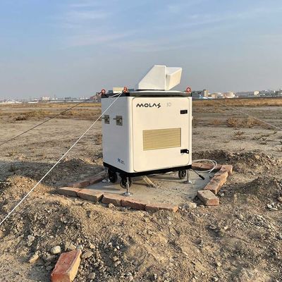 buy Doppler de exploración viento Molas del Lidar de la velocidad que 3d se distancian el alquiler del Lidar de la resolución los 30m los 75m online manufacture