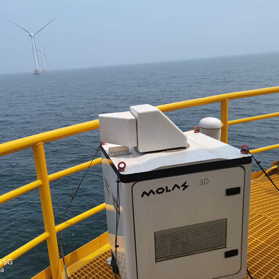 buy Velocidad del viento de la supervivencia del Lidar 70m/S de la medida del viento de la anchura los 50m el 100m del punto ciego online manufacture