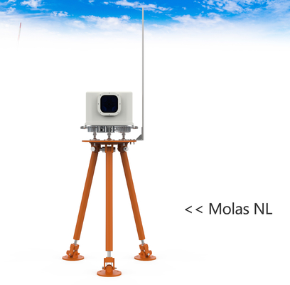 Doppler Molas Nl Medición de viento Lidar de cuatro haces