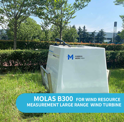 Turbina de viento grande del Lidar de la gama de los Molas B300 para la medida del recurso del viento