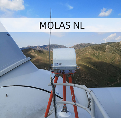 Turbinas de Iris Lidar For Onshore Wind del viento de la medida de la distancia de 10 capas