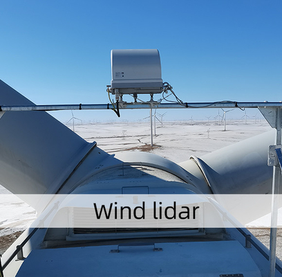 Lidar de viento Doppler de 4 haces Alquiler Eolos Molas Nl Precisión de dirección de ±0,5°