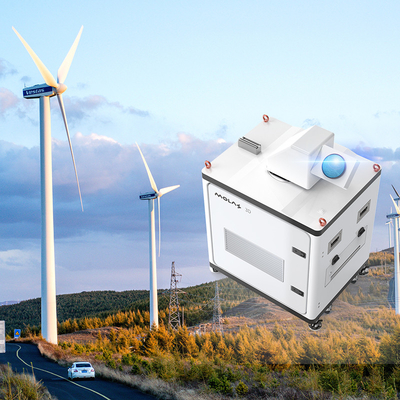 Lidar de viento de largo alcance con una distancia de adquisición de 15 km y un amplio rango vertical de -10° a 190°