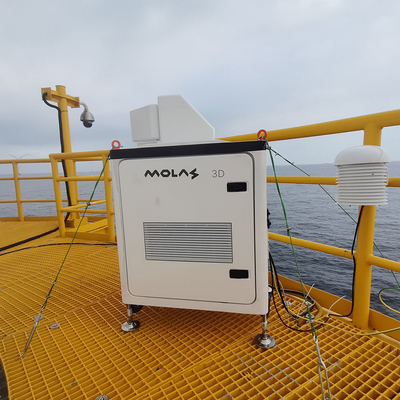Sistema anti del Lidar del viento de los Molas 3D del Lidar de la medida del viento de la corrosión C4 del ISO 9223