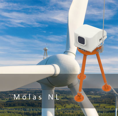 Lidar terrestre descontable del viento simultáneamente medir y hacer salir 10 capas de la distancia